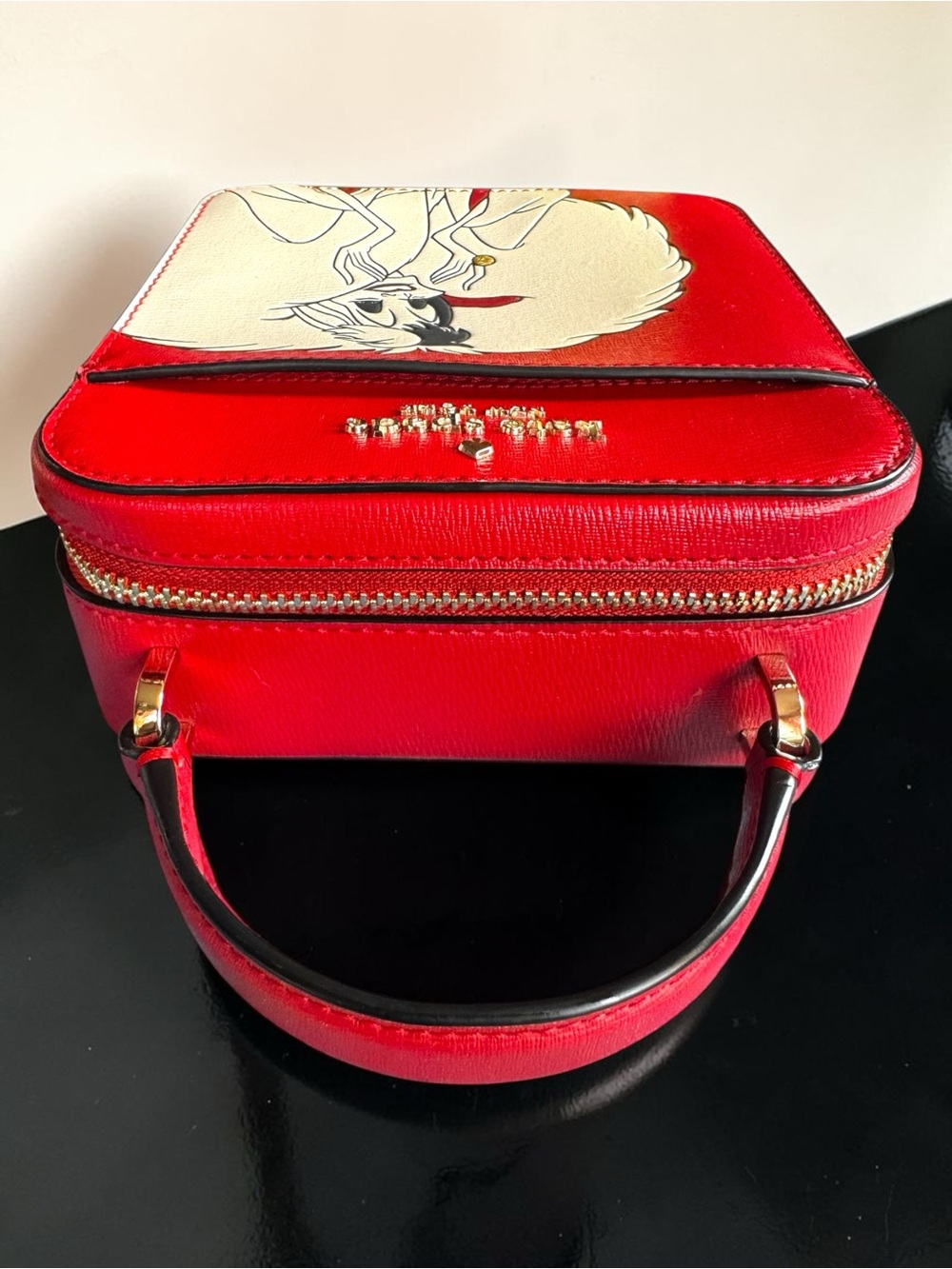 KATE SPADE x DISNEY Vanity Cruella Crossbody Bag. Detachable Strap. NWOT. - Picture 10 of 16
